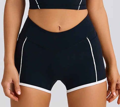 Sports Underwear Vest Shorts Spaghetti Strap Bra Beauty Back Tight High Elastic Fitness