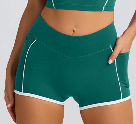 Sports Underwear Vest Shorts Spaghetti Strap Bra Beauty Back Tight High Elastic Fitness