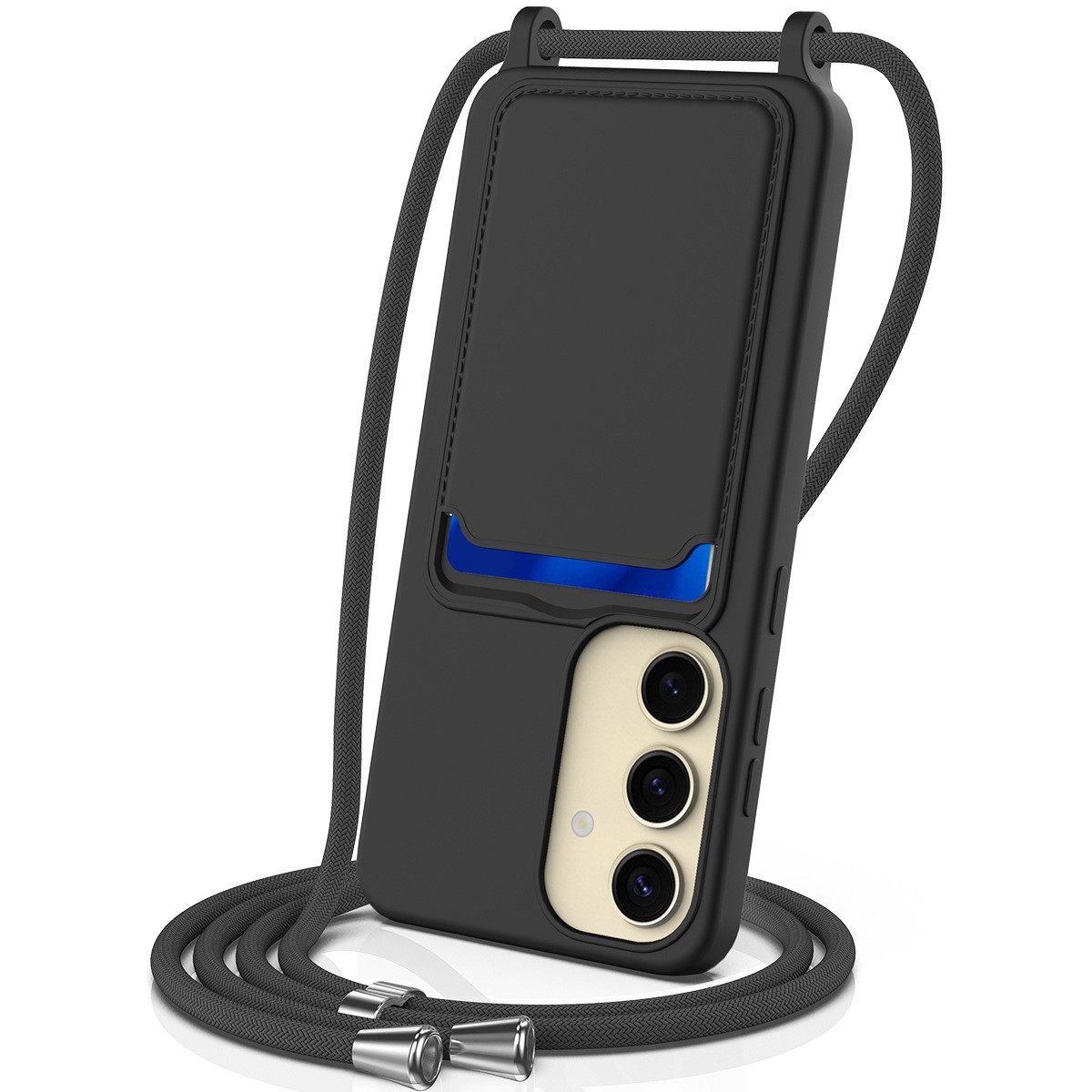 Applicable Card Holder Silicone Lens Lanyard Drop-resistant Protective Case