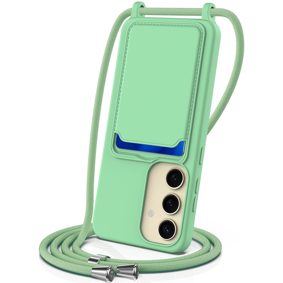 Applicable Card Holder Silicone Lens Lanyard Drop-resistant Protective Case