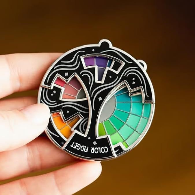 Tone Colo Wheel Rotator Keychain Pendant