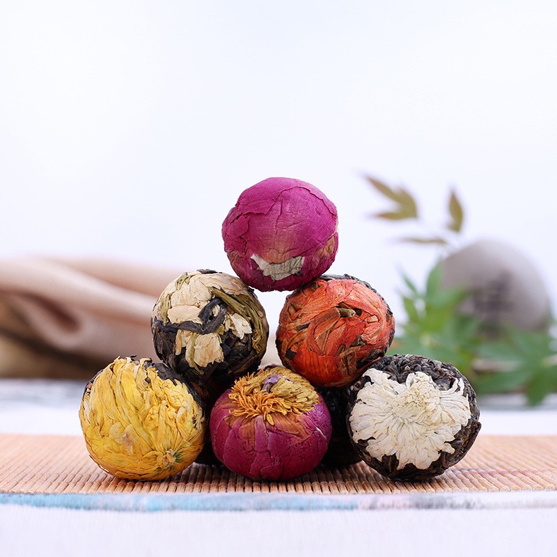 Jasmine Lily Peony Yellow Chrysanthemum Rose Chrysanthemum Six Flavor Flower Tea