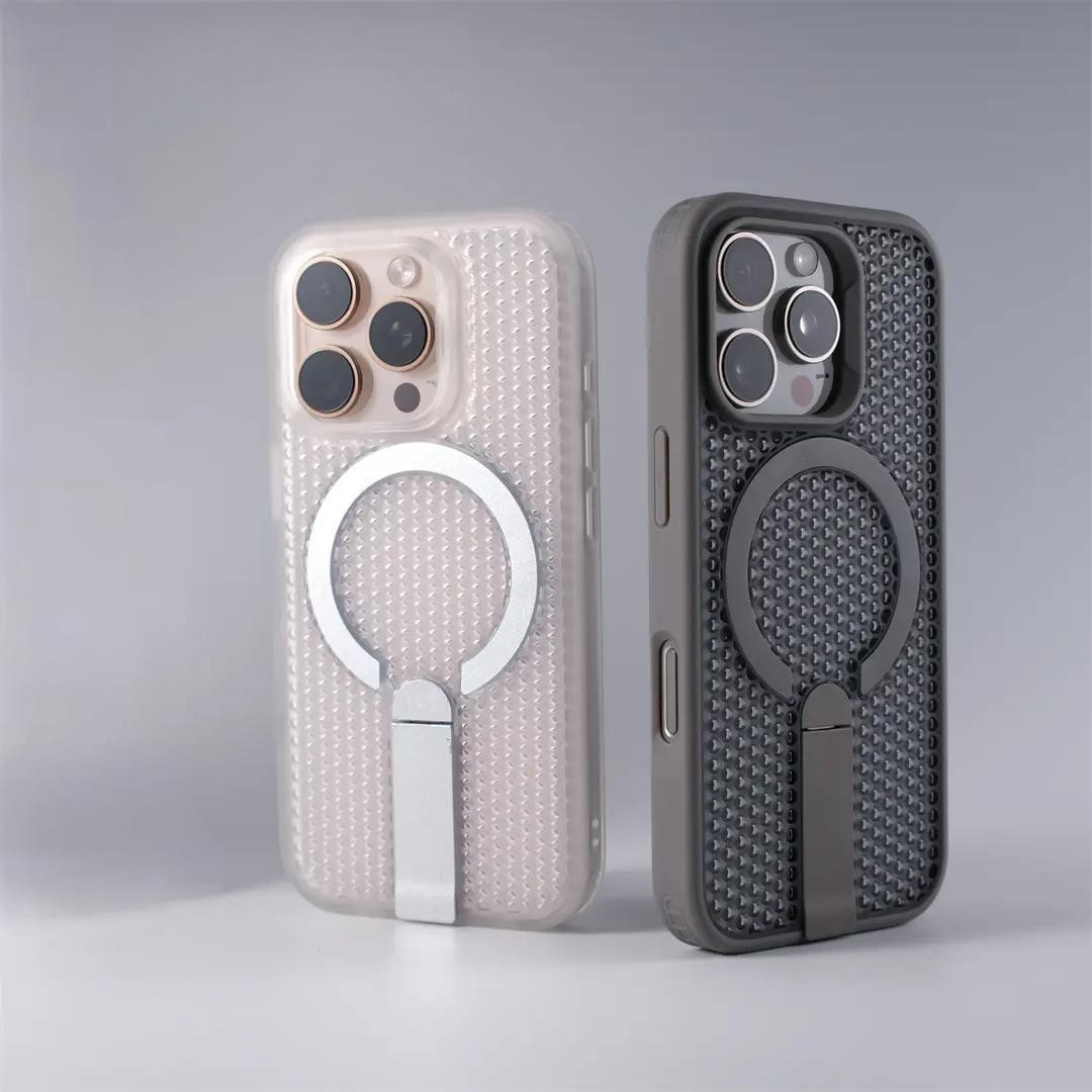 Drop-resistant Protective Cover Suction Pivot Bracket Phone Case