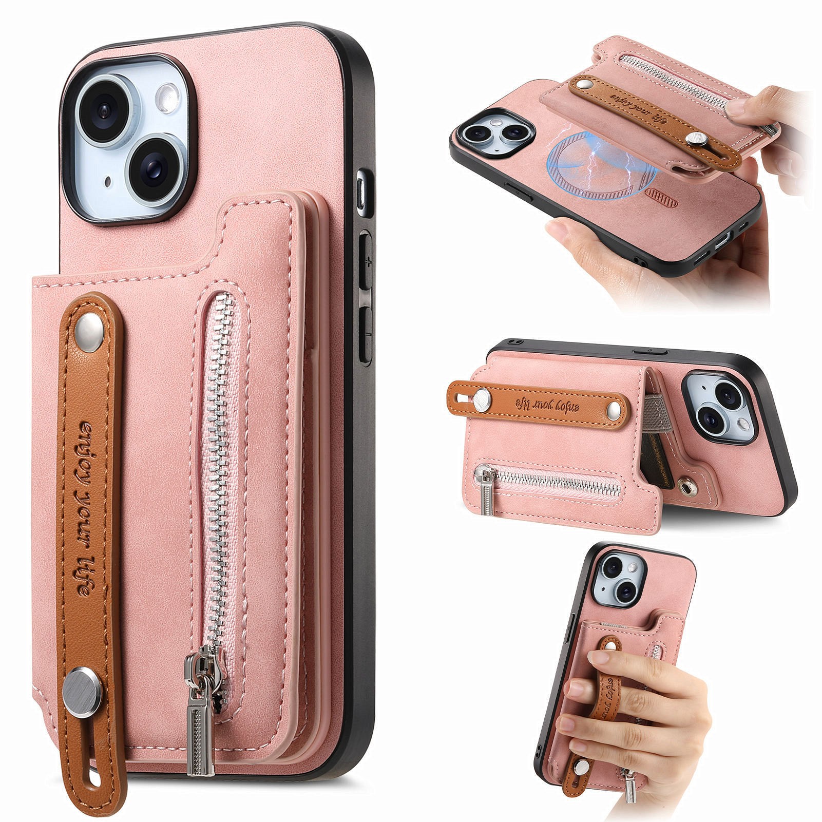 Flip Left And Right Open Card Holder Card Storage Wallet Shell