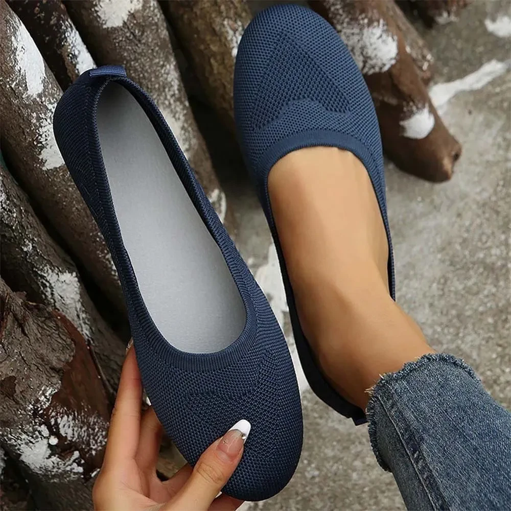 Women's Woven Breathable Flat Orthopaedic Shoes