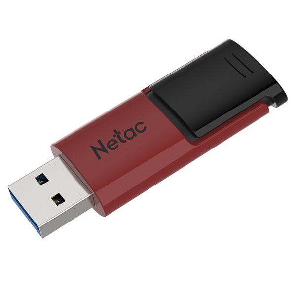 Netac U182 USB3 Flash Drive 32GB UFD Retractable Red/Black