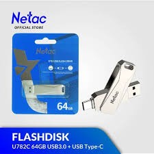 Netac US18 USB3.2 + Type-C Dual Flash Drive 32GB UFD