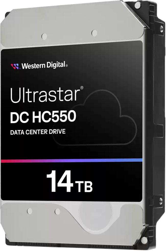 WD Ultrastar HC550 SATA 3.5" 7200RPM 512MB 14TB HDD