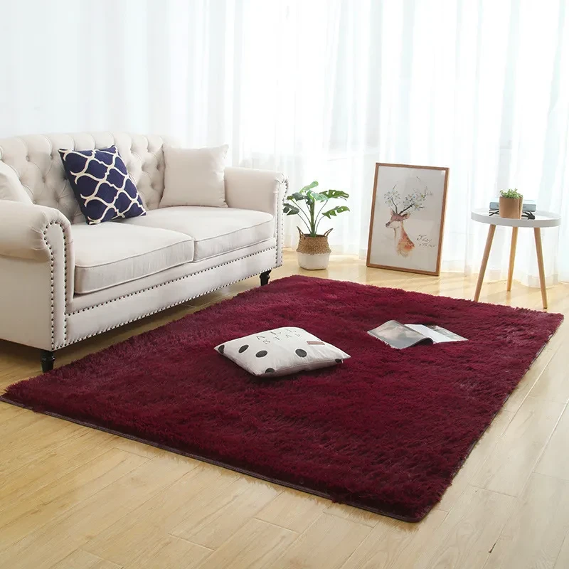 Red Shag Rug