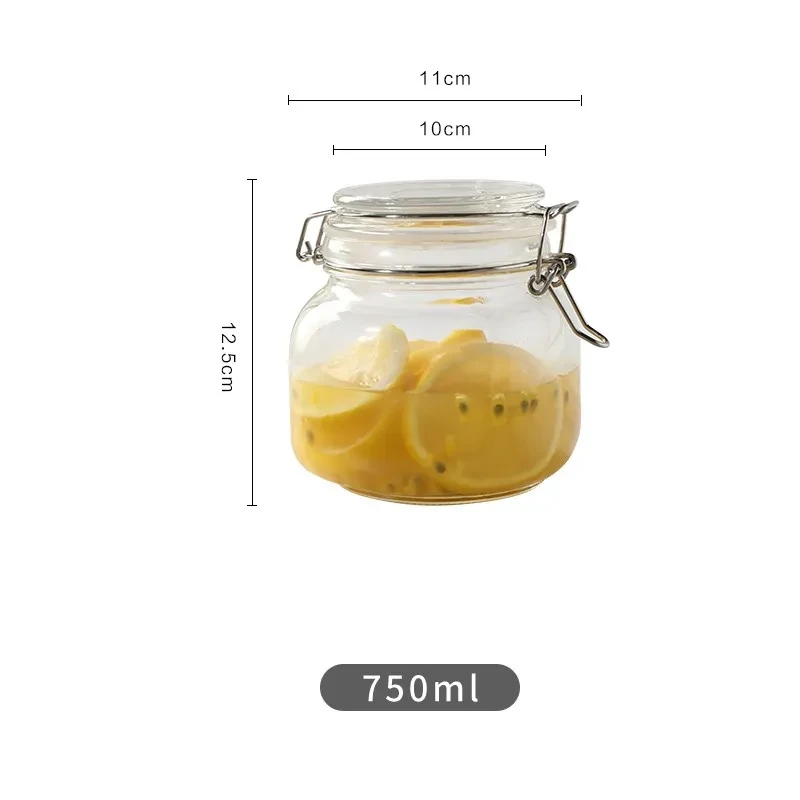 Round Glass Jar