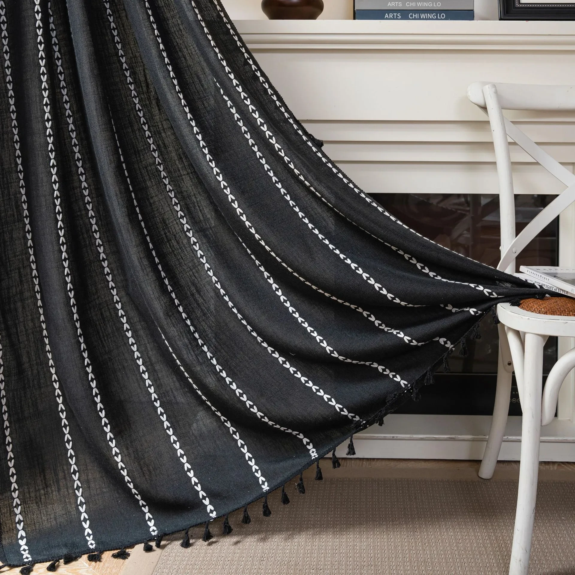 Black Foil Curtain