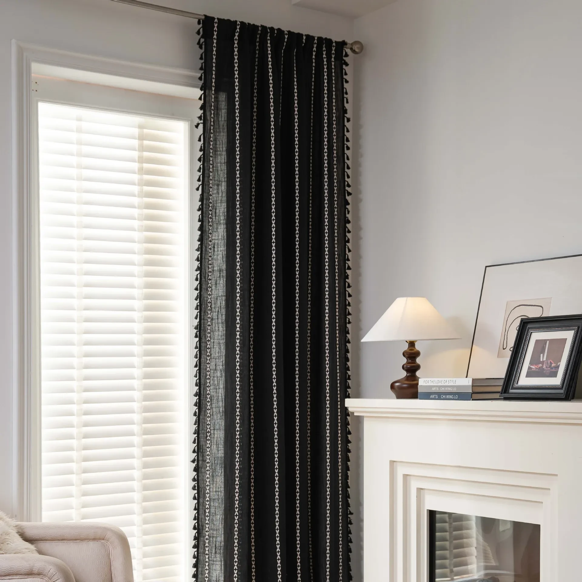 Black Foil Curtain