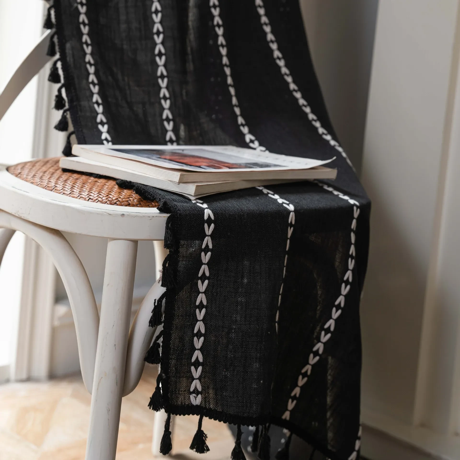 Black Foil Curtain