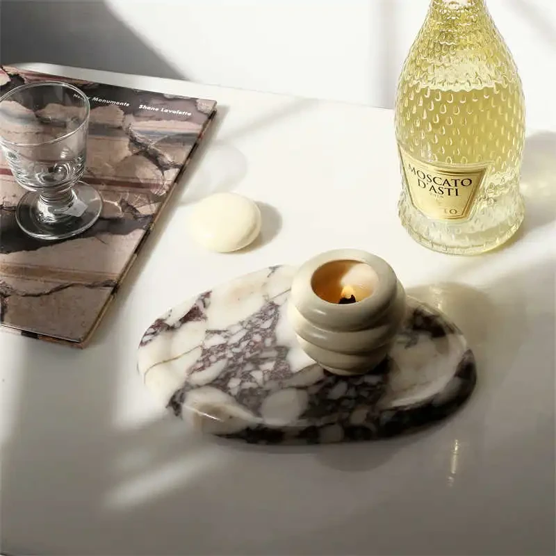 Oval Marble Tray