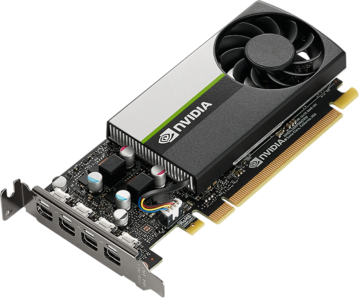Nvidia Quadro T600E 4GB PCIE Graphics Card 4*miniDP Low Profile