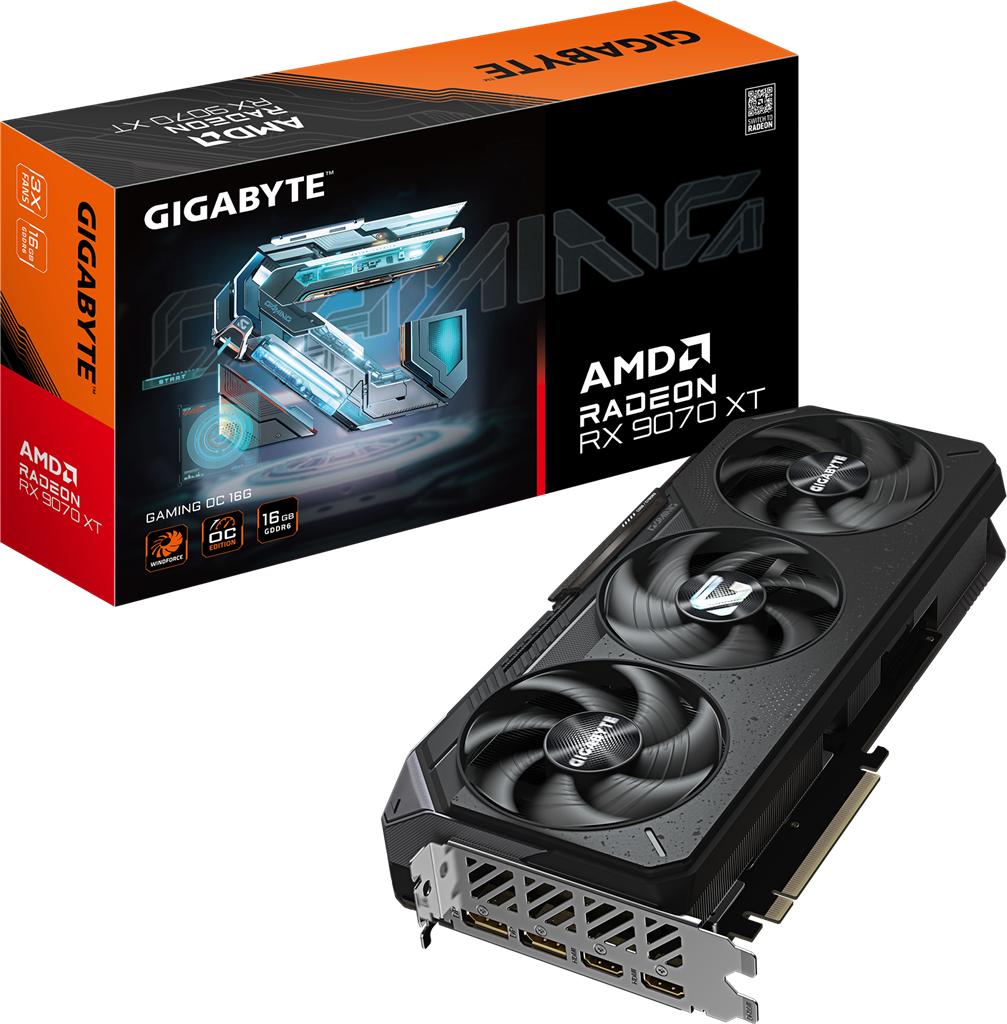 Gigabyte GV-R9070 Gaming OC-16GD 16GB PCIE Graphics Card