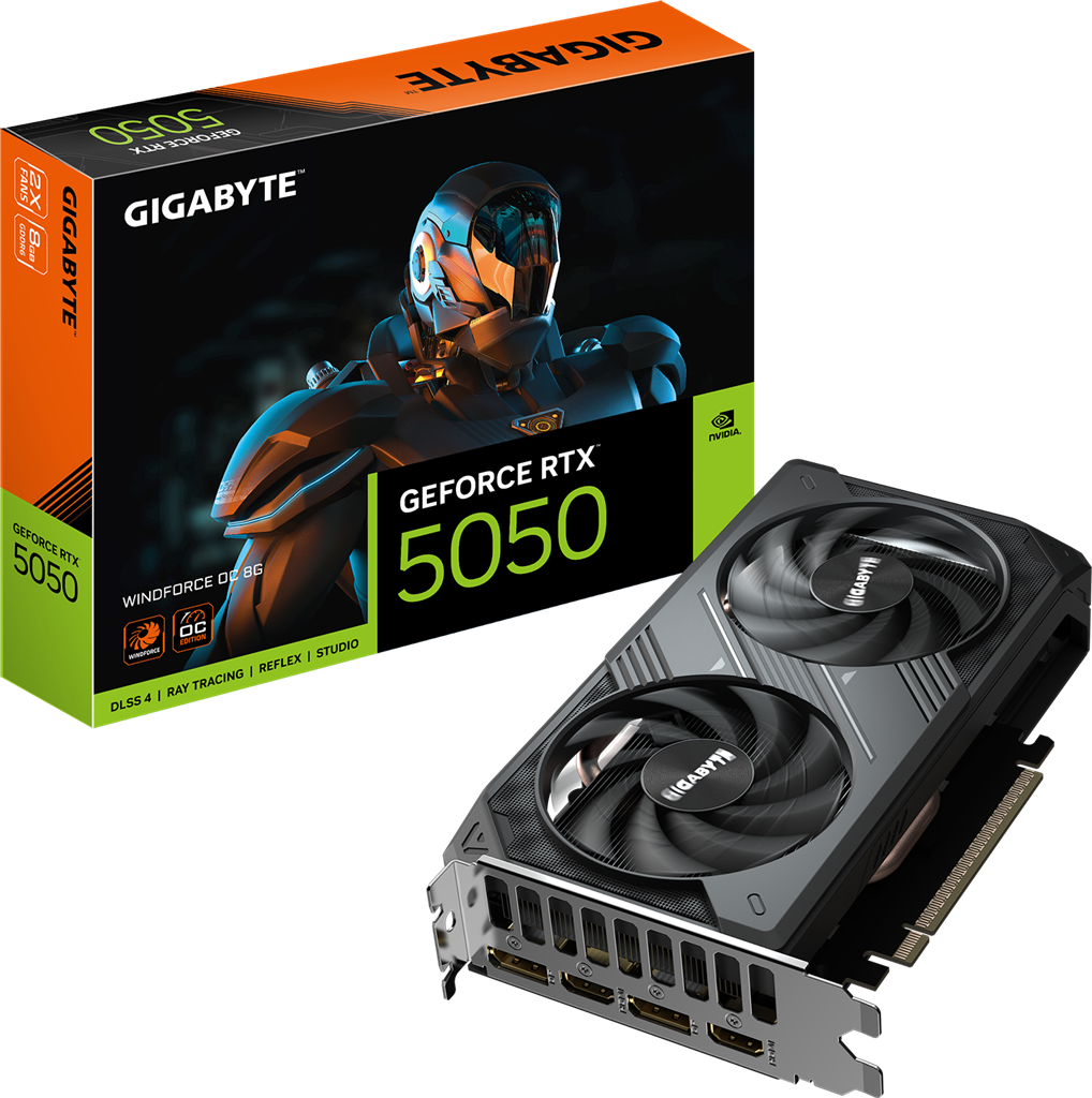 Gigabyte GV-N5050WF2OC-8GD RTX5050 8GB Graphics Card