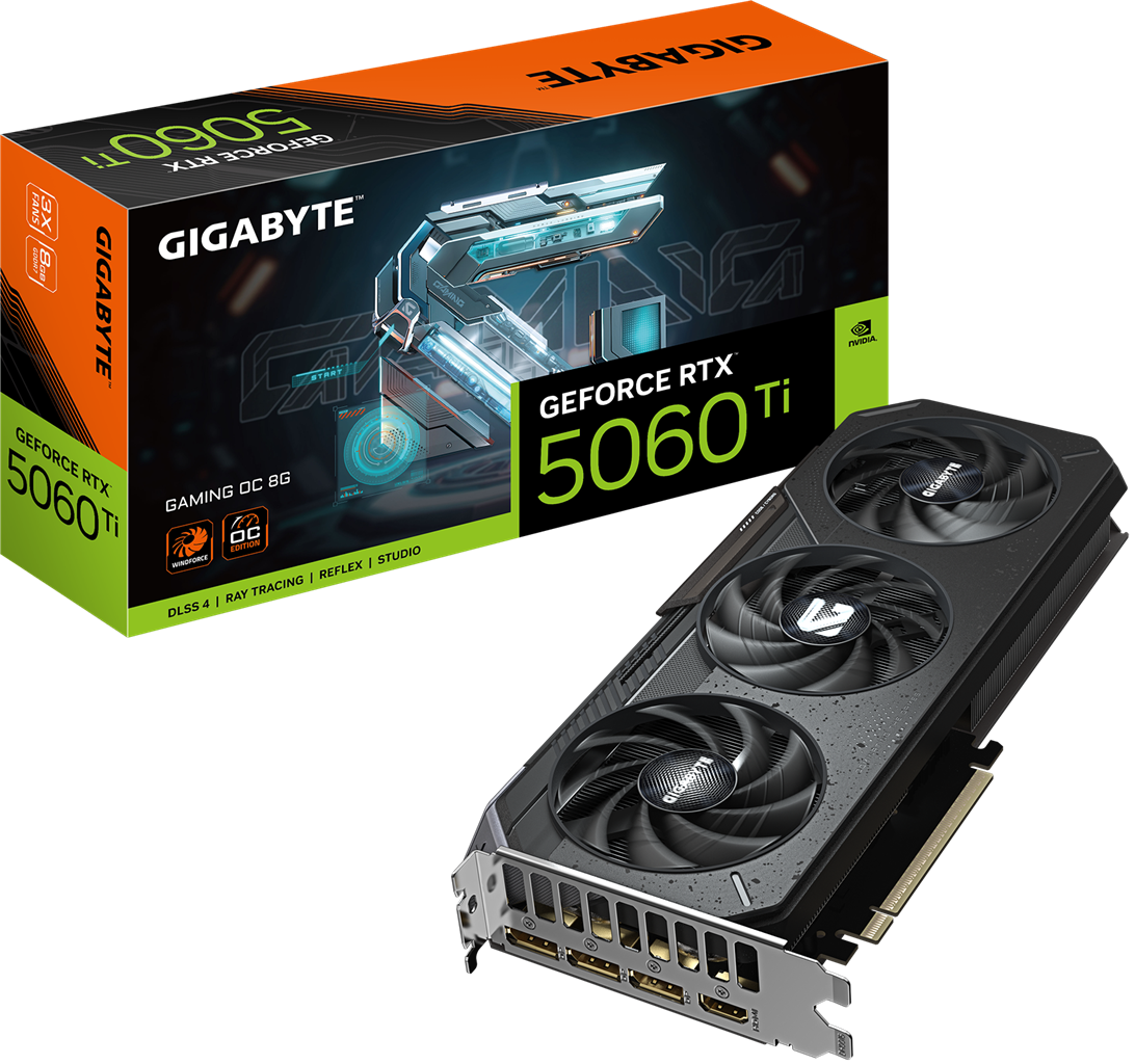 Gigabyte GV-N506TGAMING OC-8GD RTX5060TI 8GB PCIE Graphics Card