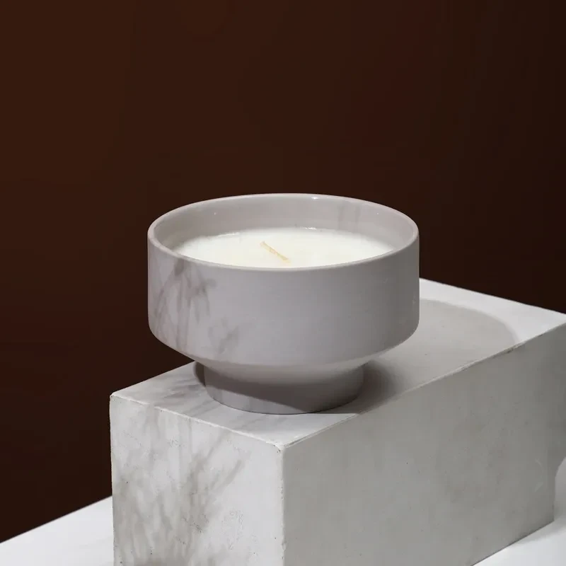 White Candle Jars