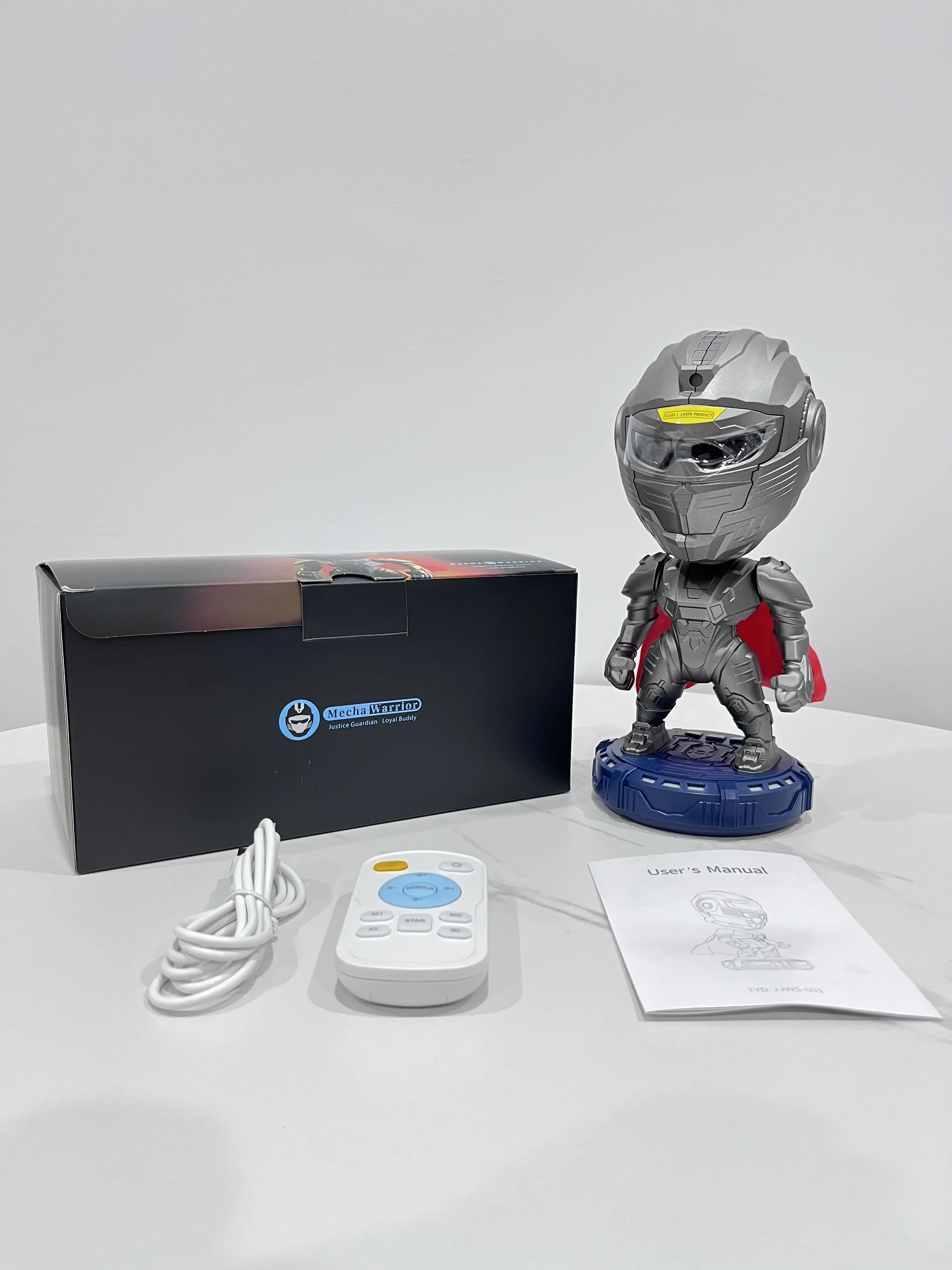 Mecha Samurai Starry Sky Projection Night Light
