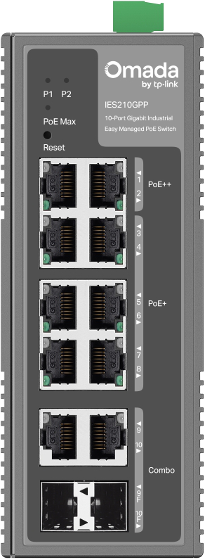 TP-Link IES210GPP Industrial 8-Port PoE Switch