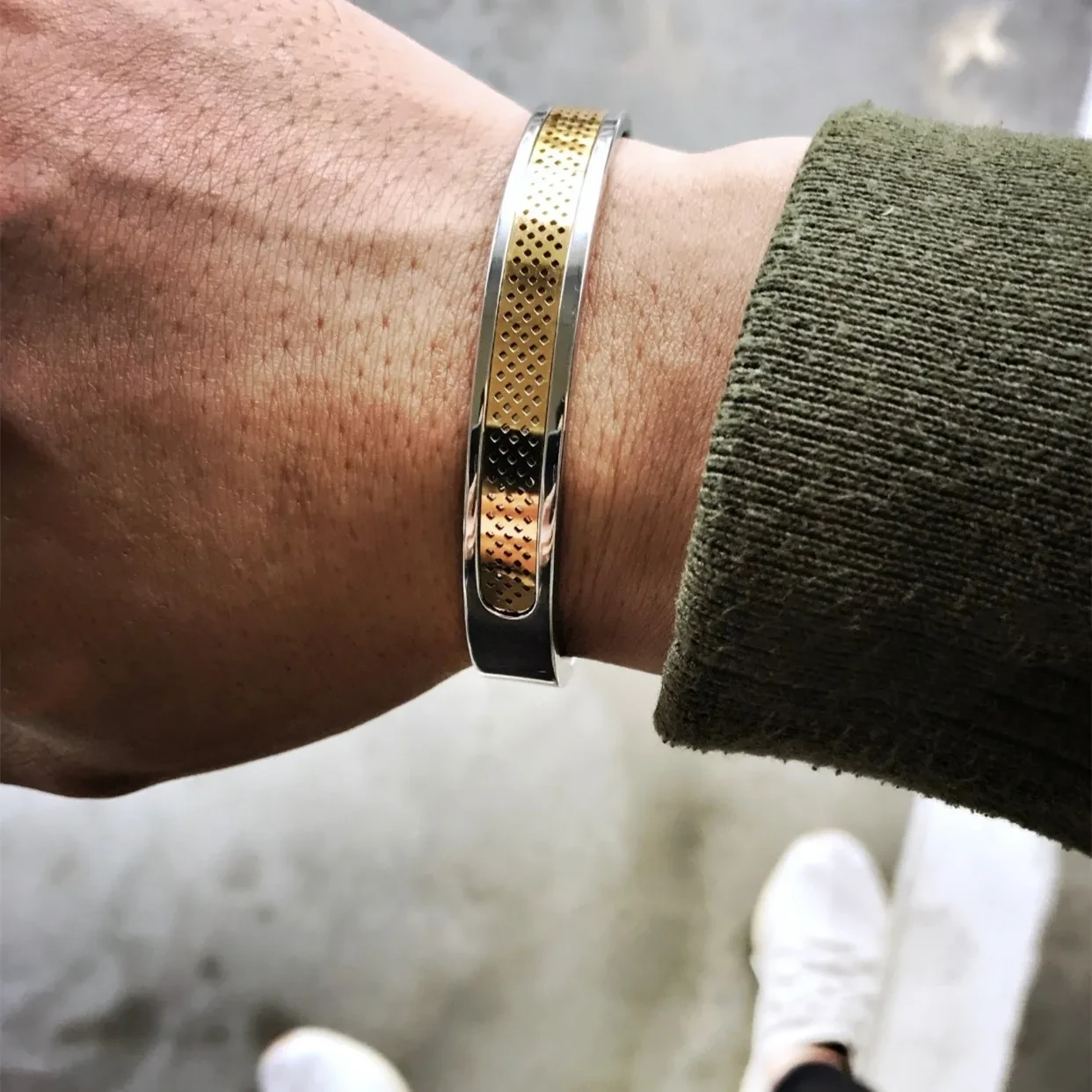 Mens Stainless Steel Cuff Bracelets