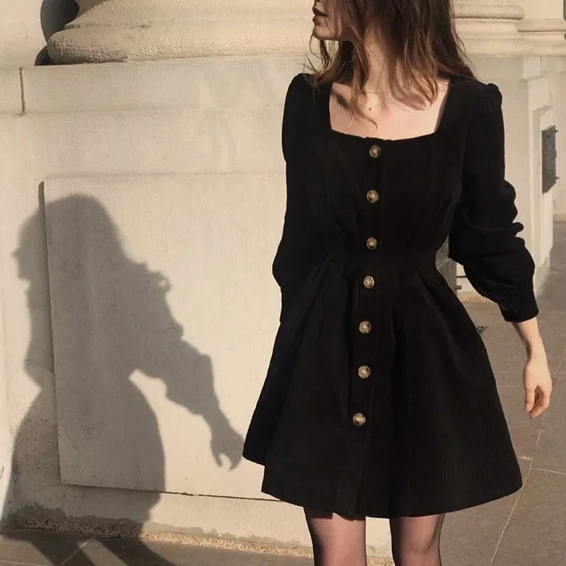 Dress Square Neck