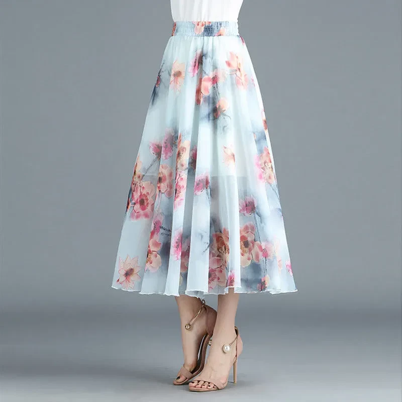 Floral Midi Skirt