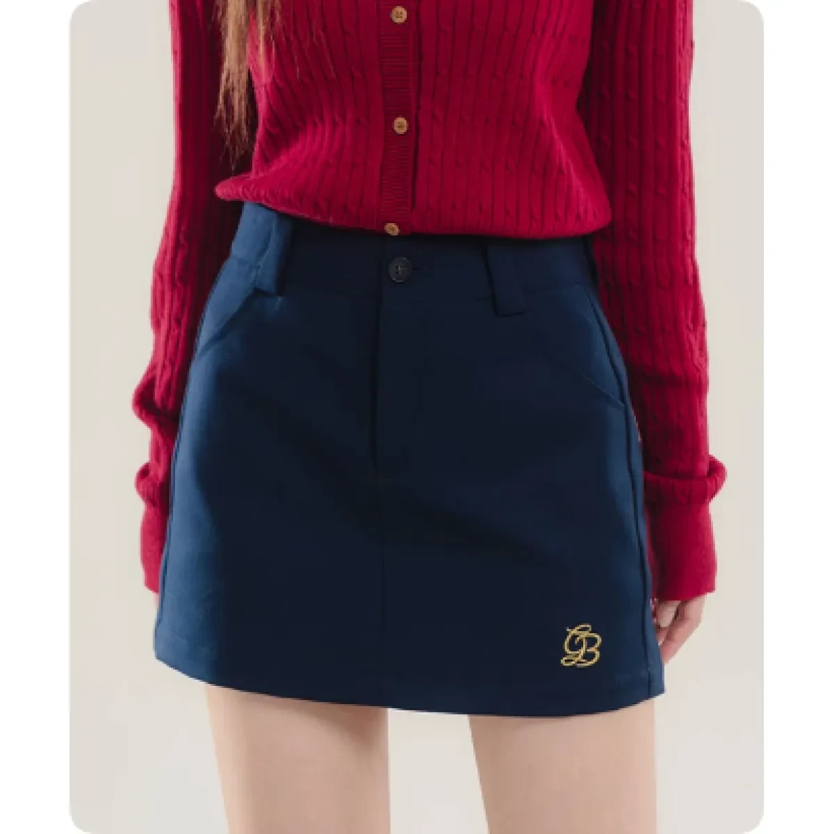 Navy Blue Skirt