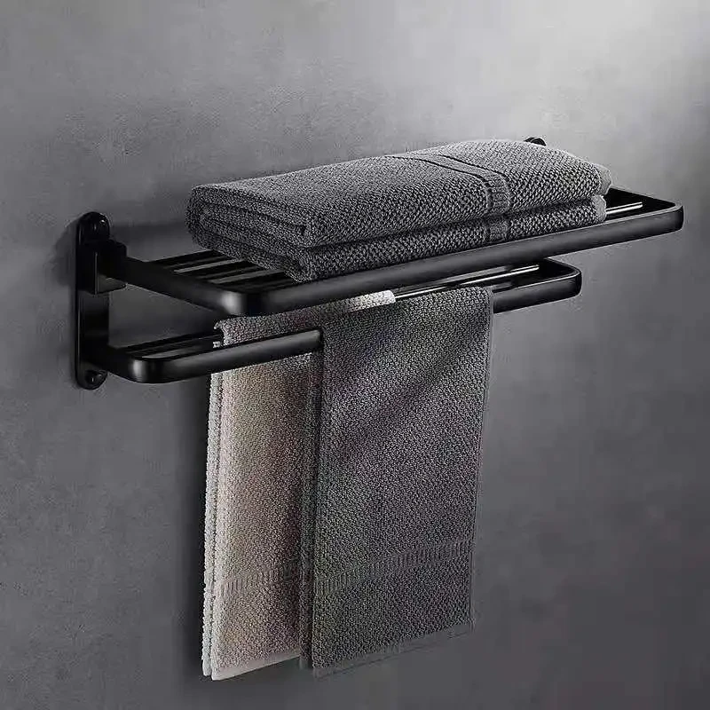 A Towel Hanging On A Rack