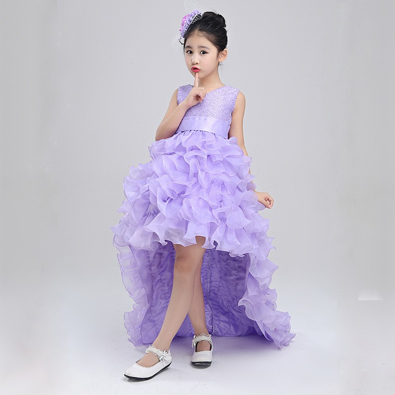 Purple Flower Girl Dresses