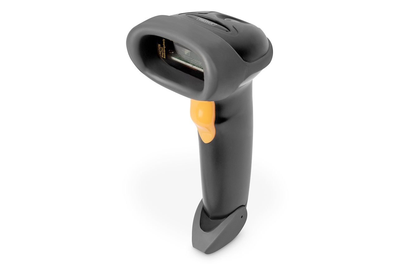 Digitus 1D Barcode Scanner USB with Stand