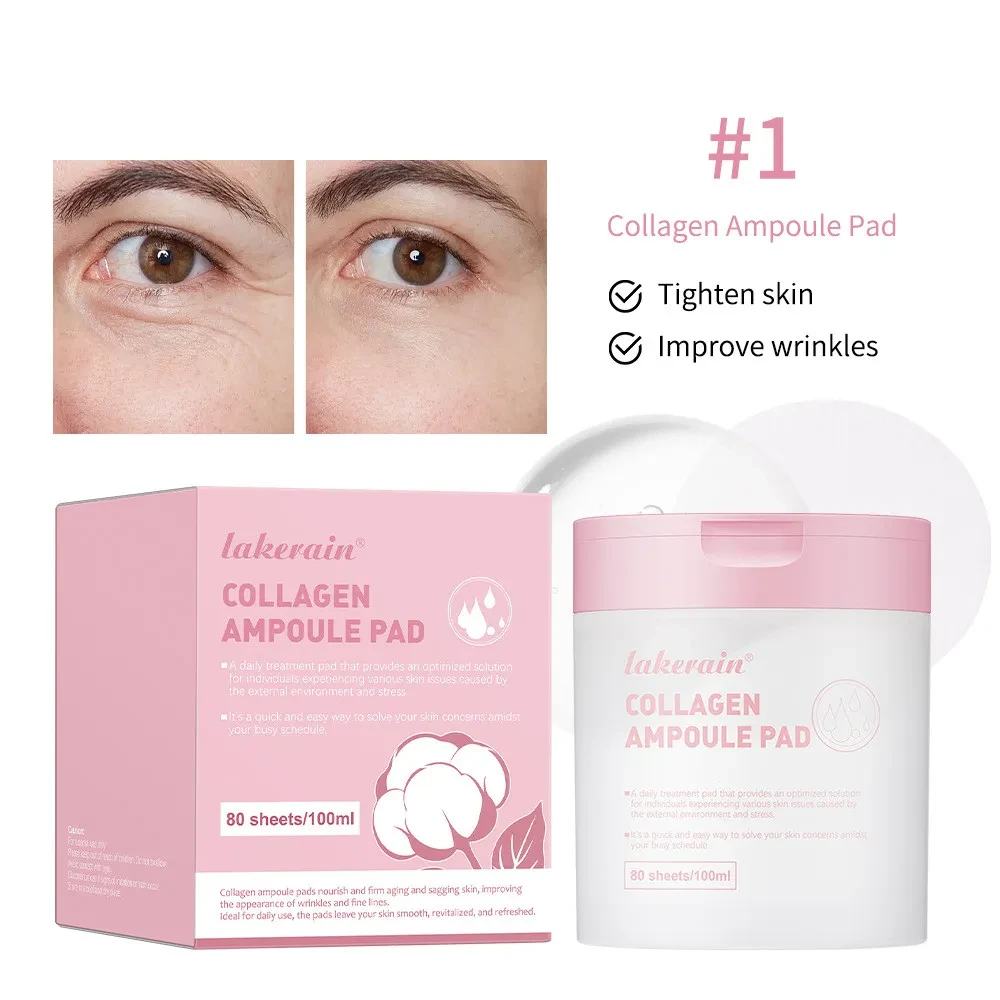 LAKERAIN Face Lotion Round Brightening Cotton Puff