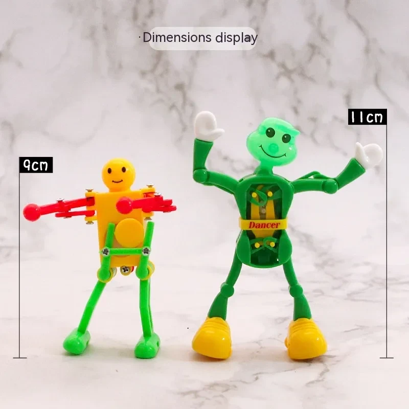 A Wind-Up Toy That Is Wound Up And Moving