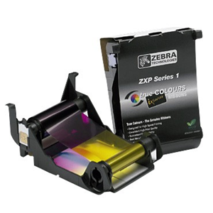 Zebra ZXP1 Single Side USB Card Printer Colour Ribbon 100 prints