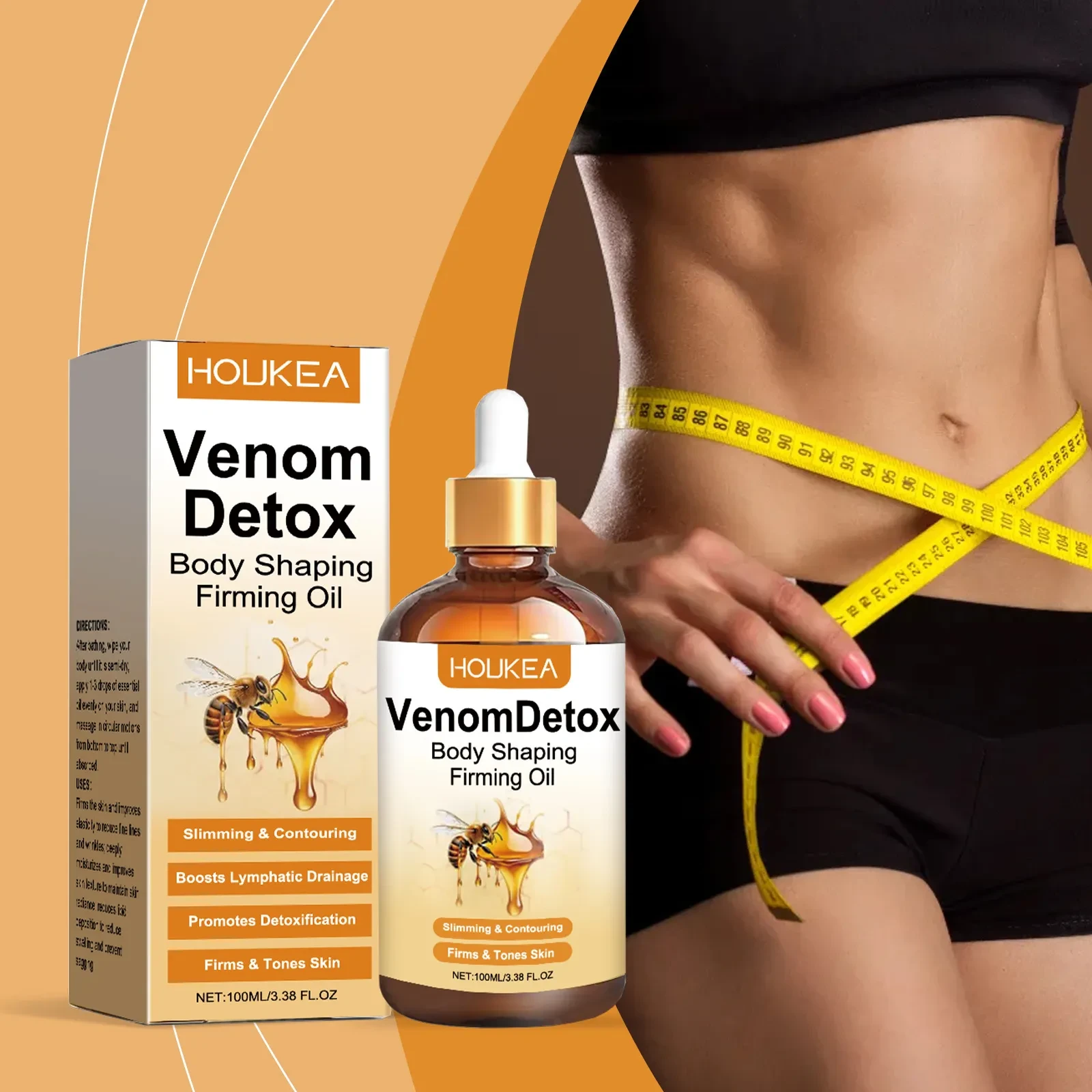Body Contour Massage Oil Skin Tightening Deep