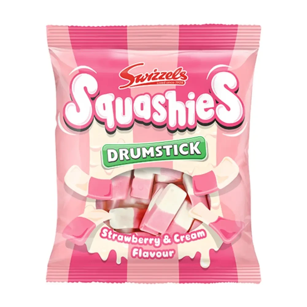 Swizzels Squashies Strawberry & Cream 12 x 120g