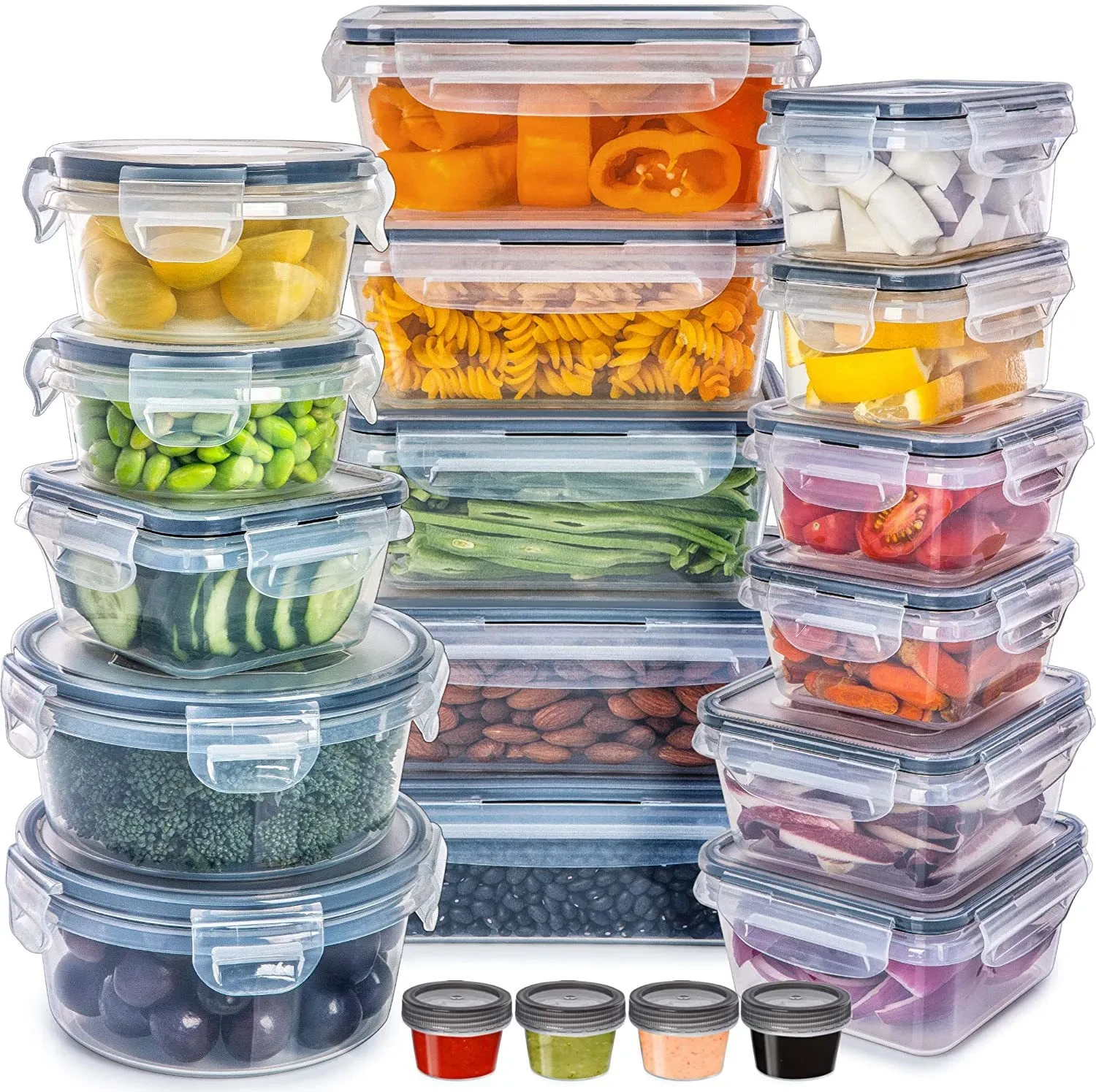 Plastic Jars With Lids