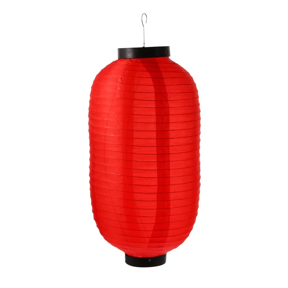Silk Lantern Tube Red 12"