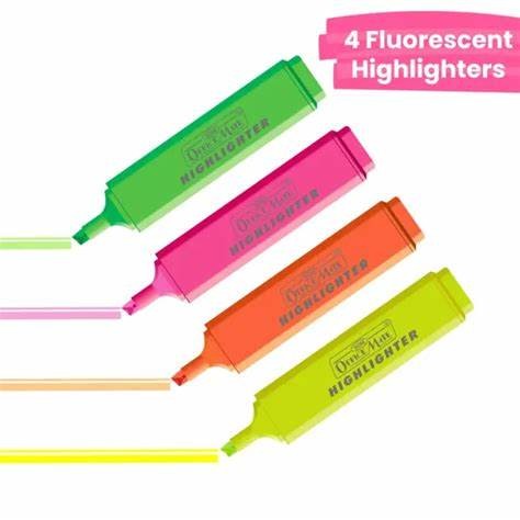 HIGHLIGHTERS 4PCS