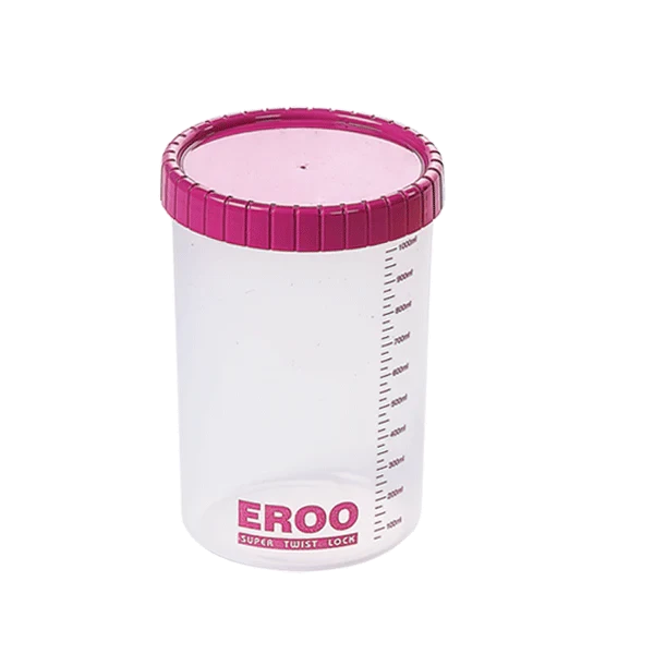 Round Container with Measurement 1000ml