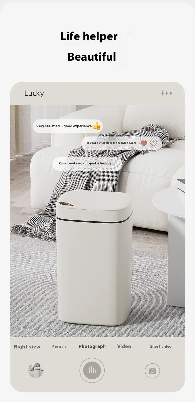 Bathroom Rubbish Bin