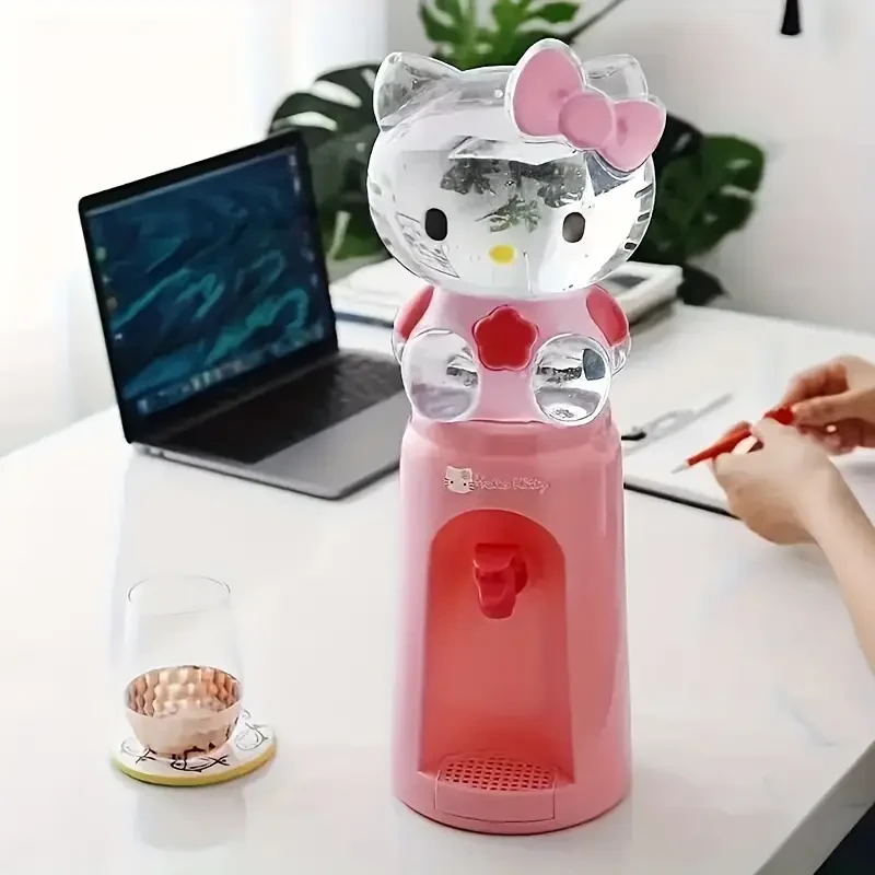 Sanrio Hello Kitty Mini Water Bottle  Cute, Portable Water Dispenser with Easy Grip Handle
