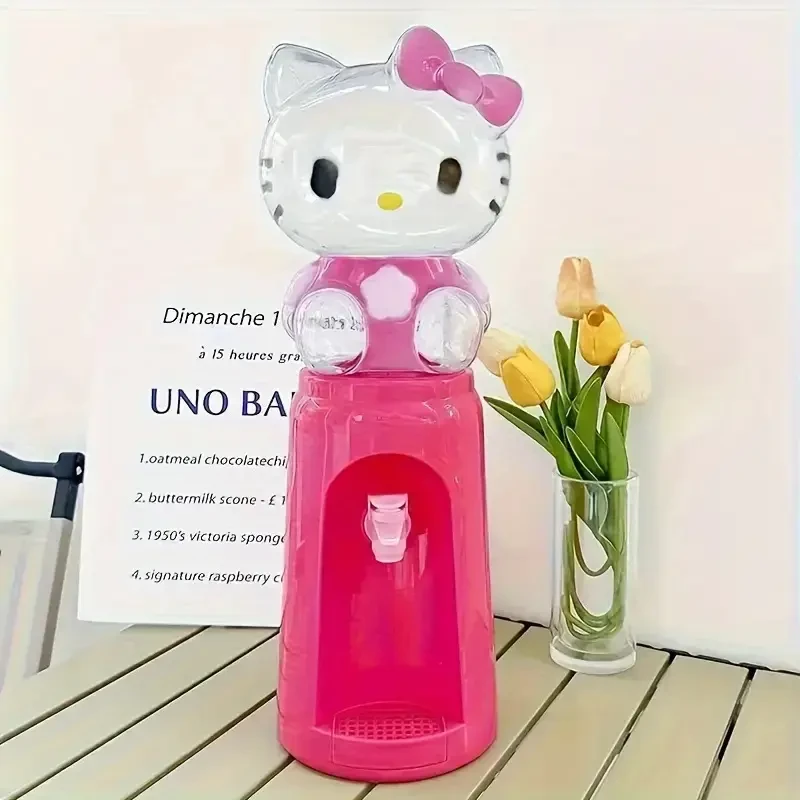 Sanrio Hello Kitty Mini Water Bottle Cute, Portable Water Dispenser with Easy Grip Handle