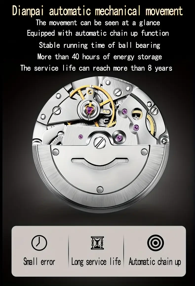 Dianpai High-End Elegant Mechanical Women's Watch: A Timeless Blend of Fashion and Functionality