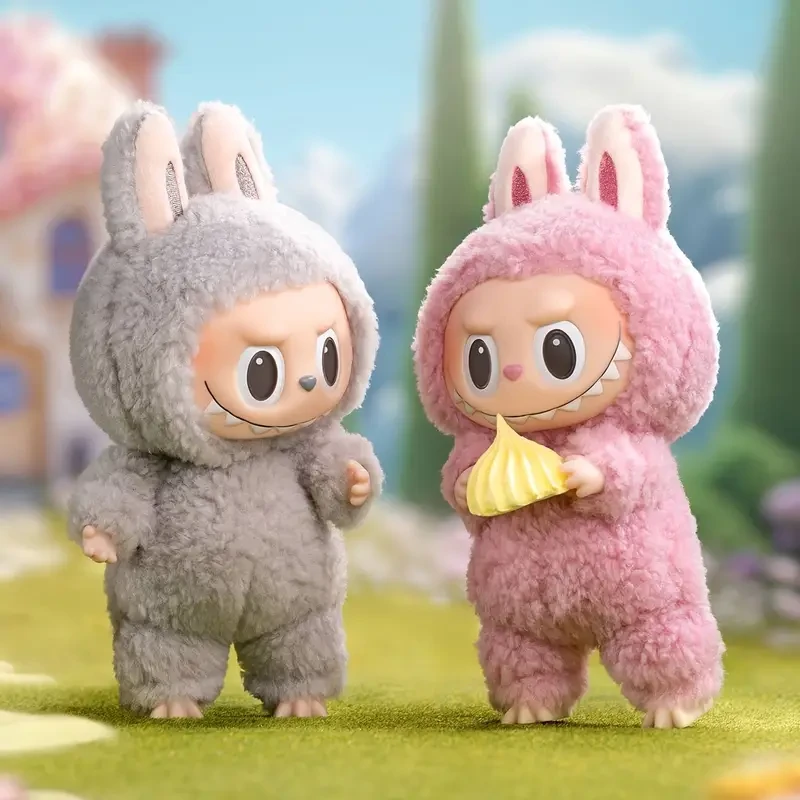 POP MART Labubu 1.0 Series Mystery Box: Adorable Bunny-Ear Plush Keychain with Collectible Figurine