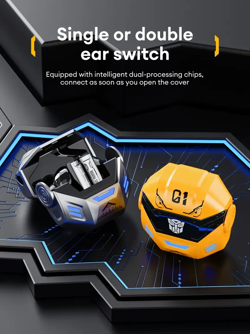 TRANSFORMERS TF-T36 Wireless Headphones: Smart HD Calls and High-Quality Audio for Everyday Use