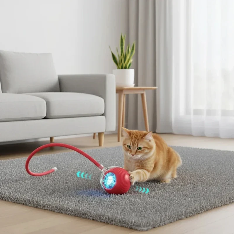 Zoomie's Interactive Ball - Keep Pets Active!