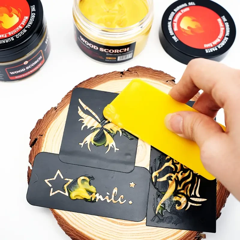 FLYSEA Scorch Burning Gel 4oz (120ml)  Precision Wood-Burning Effects Without a Soldering Iron