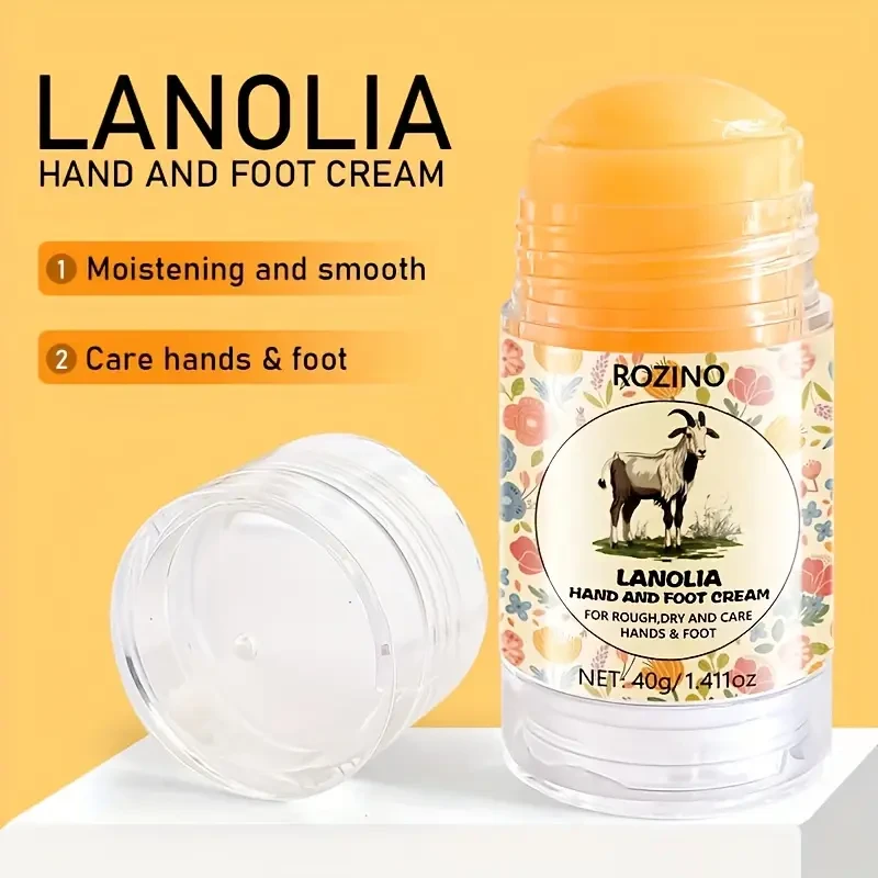 ROZINO Lanolin Foot Cream Sticks (3-Pack) Dry, Cracked Skin Rescue